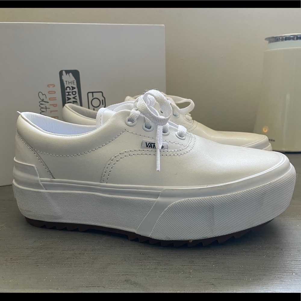 Vans Leather Platform Shoes